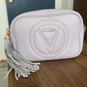 Valentino women’s natural Mia leather Crossbody bag